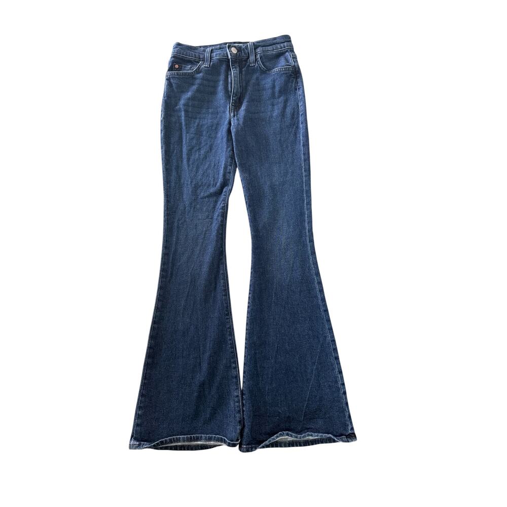 Hudson Heidi High Rise Flare Jeans Size 25 Dark Wash